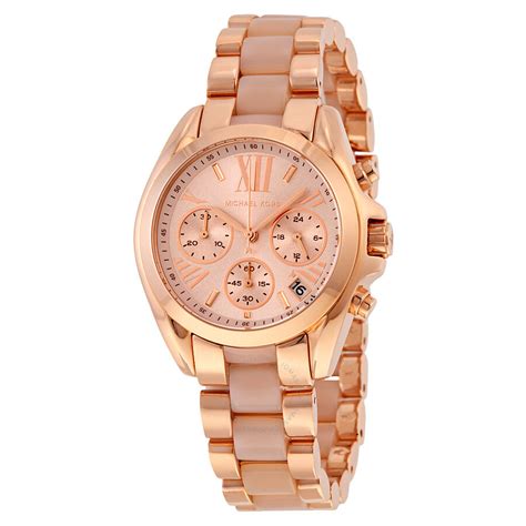 michael kors ladies rose gold watches|rose gold mk watch cheap.